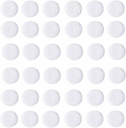 ZEIZOMZER 10mm microdermabrasion cotton filters front view showing bulk pack