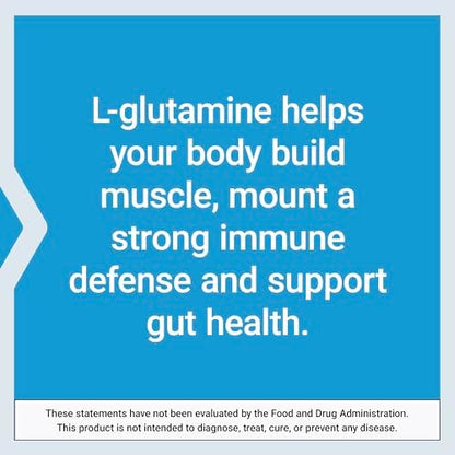 USA imported Life Extension L Glutamine Powder container for sports nutrition and fitness enthusiasts
