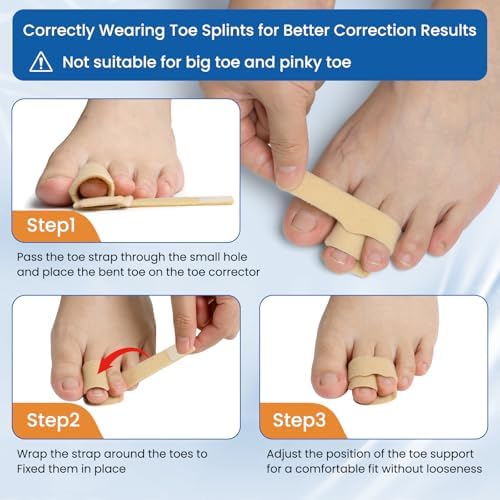Side view of hammer toe straightener showing adjustable fit