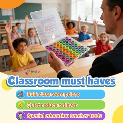 Bulk fidget toys in classroom reward box