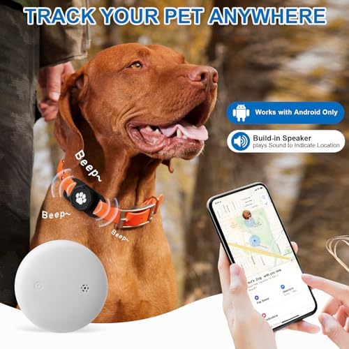 Ztobny anti-lost tracking device being attached directly to a dog collar using the flexible silicone sleeve.