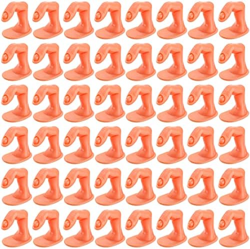 Hedume 60 pieces practice fingers set for DIY nail art training front view