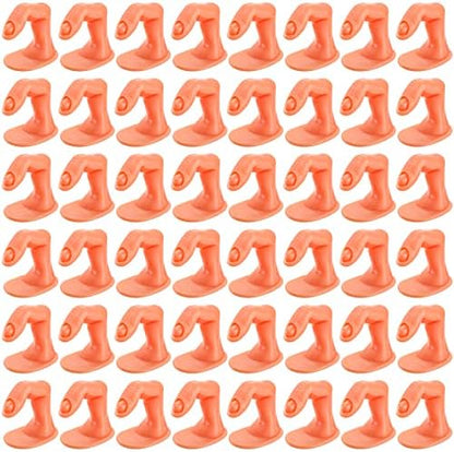 Hedume 60 pieces practice fingers set for DIY nail art training front view