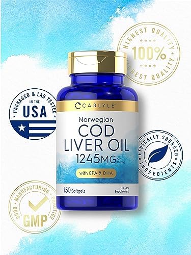 Close up view of Carlyle quick release liquid softgels containing premium Norwegian marine fish oil
