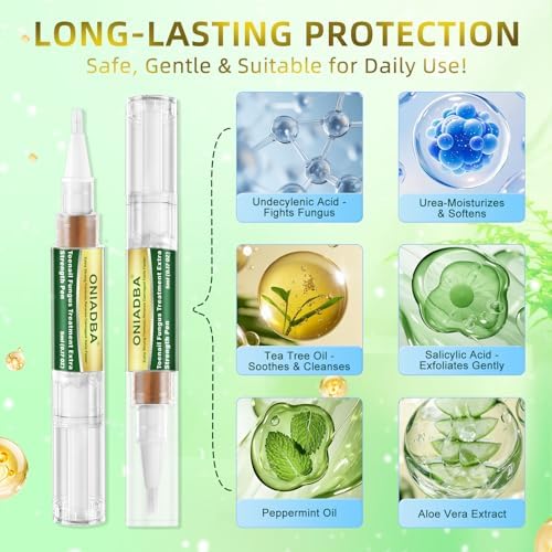 Complete nail fungus repair kit with six pens and two professional files.