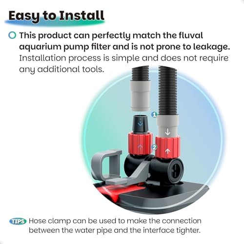 Durable polypropylene plastic replacement tubing for aquarium filtration pumps