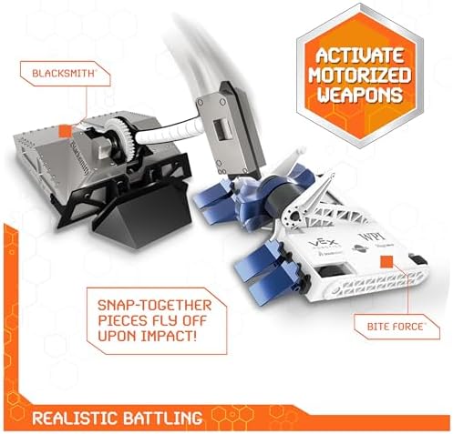 Hex Bots BattleBots arena set with over 20 pieces and armor