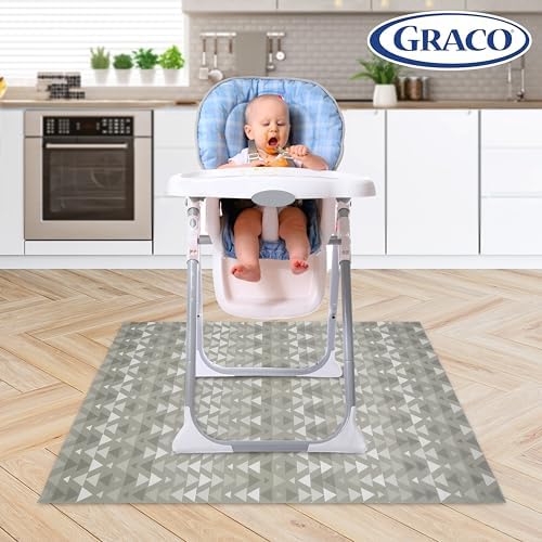 Waterproof eco friendly floor protector for baby led weaning mealtime mess control