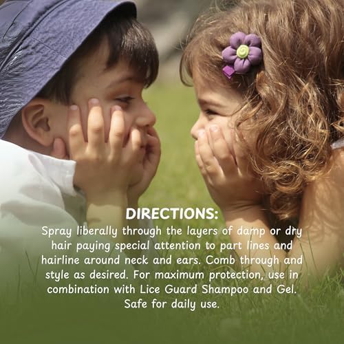 Little Green Lice Guard system detangler spray for school hair protection