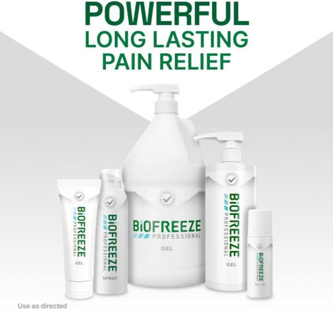 Biofreeze Professional Menthol Pain Relieving Spray 4 FL OZ Colorless Aerosol Spray For Relief Associated With Sore Muscles, Arthritis, Simple Backaches, And Joint Pain (Packaging May Vary) - Image 9
