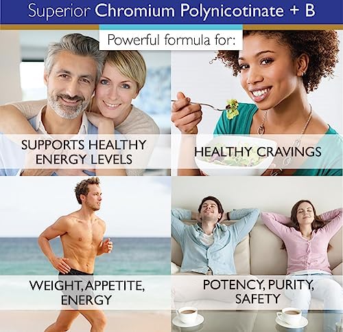 USA imported high absorption chromium complex supplement for efficient fat and carbohydrate metabolism.