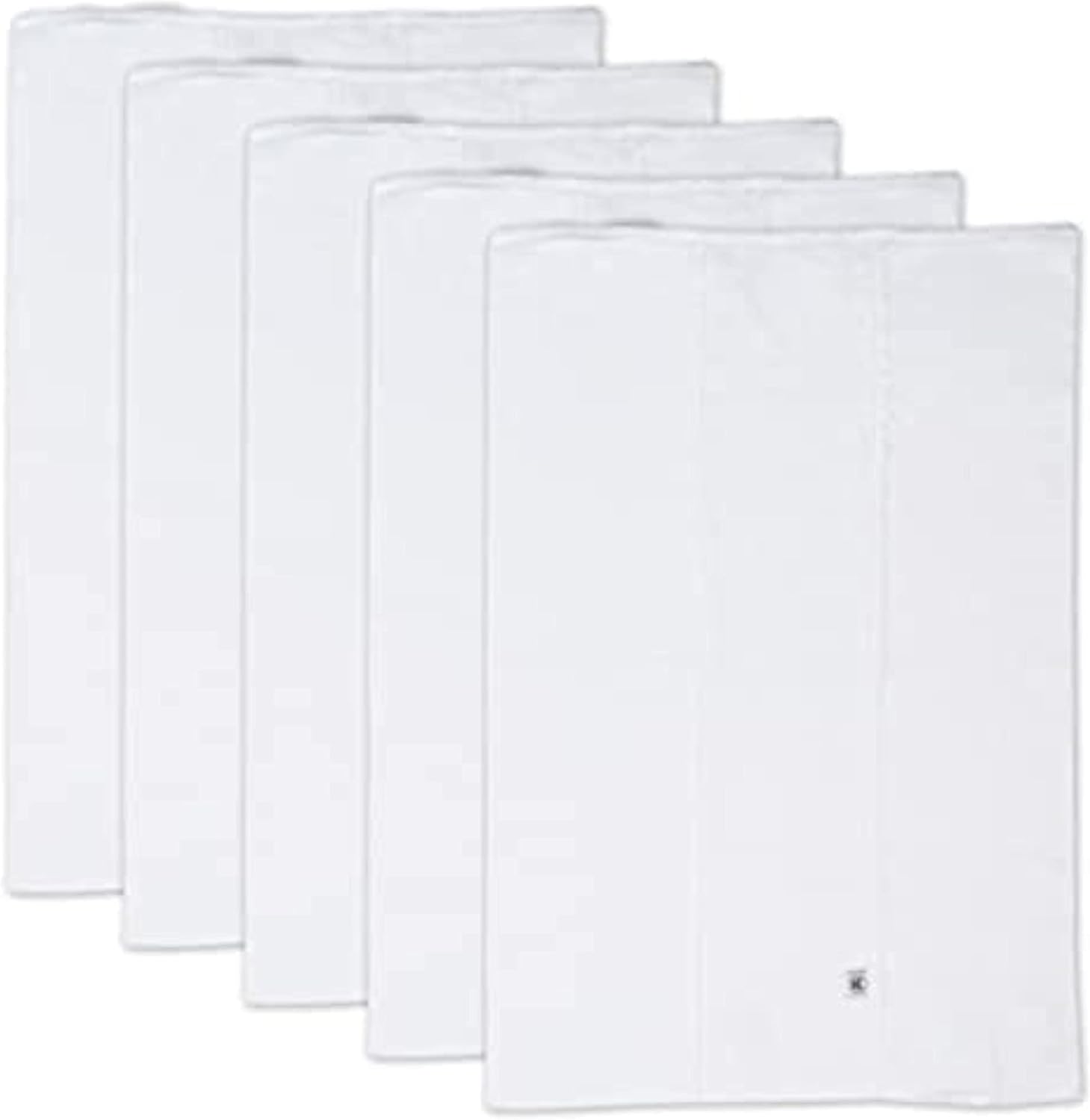 HonestBaby organic cotton burp cloths 5-pack front view