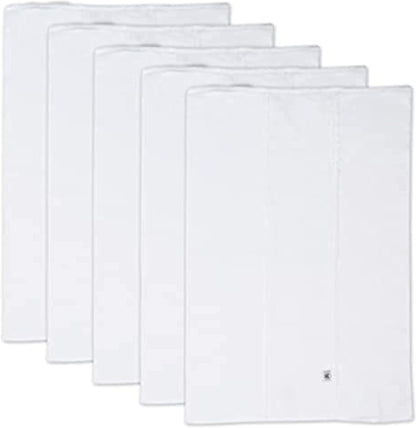 HonestBaby organic cotton burp cloths 5-pack front view
