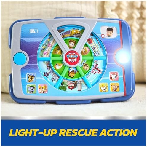 Back view of the interactive pup pad showing the secure battery compartment.