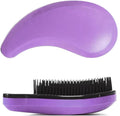 KQUQK cat grooming comb front view purple detangling brush