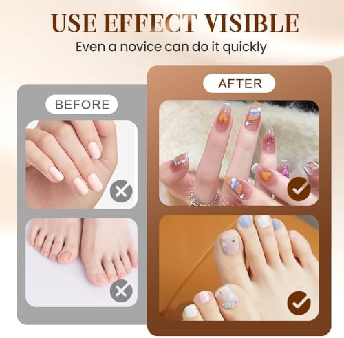 Selection of 12 vibrant nail art colors displayed together