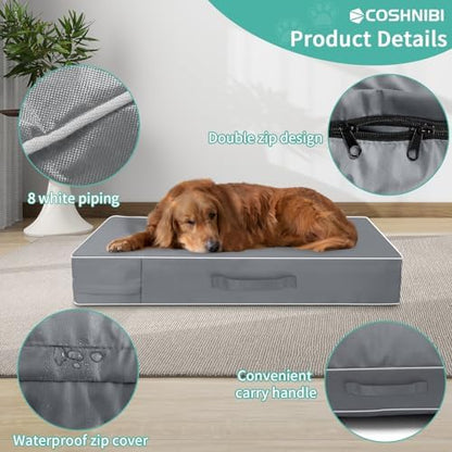 Heavy duty tear resistant pet cushion cover for large dogs and cats