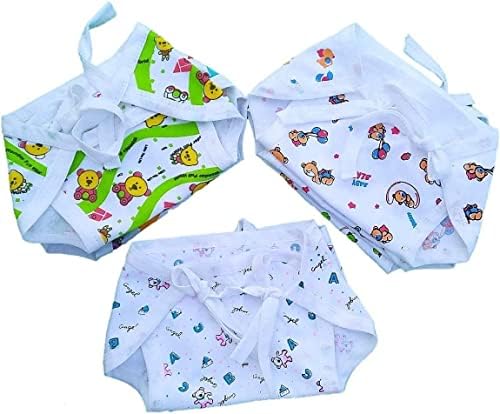 Close up of soft hosiery cotton fabric of BlueQueen baby diapers