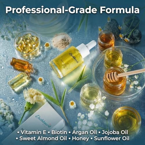 Salon-grade nail and cuticle oil providing assistance with deep hydration