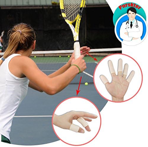 Washable medical grade gel finger protectors for cracked fingertips