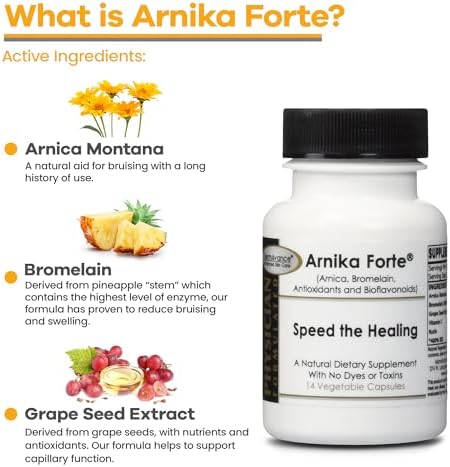 DermAvance Arnika Forte 14 count bottle label details