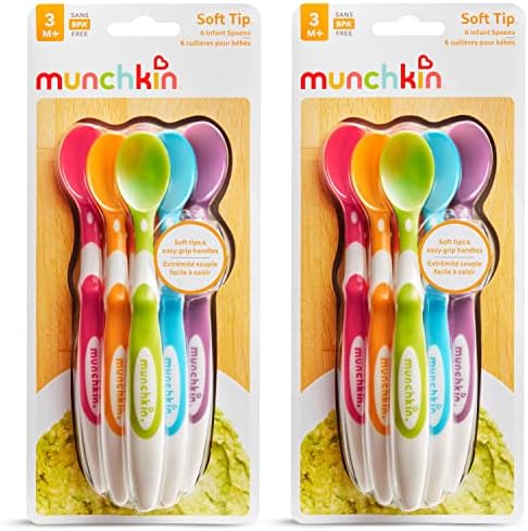 Munchkin infant feeding spoons twelve pack display