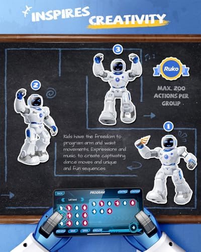 Ruko 1088 smart robot performing programmable movements