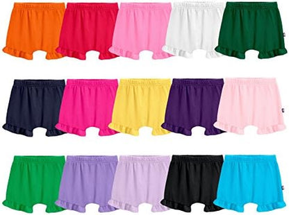City Threads Made in USA Baby Girls and Boys Ruffled Diaper Covers Bloomers Soft Cotton Fashionable Cute - Image 3