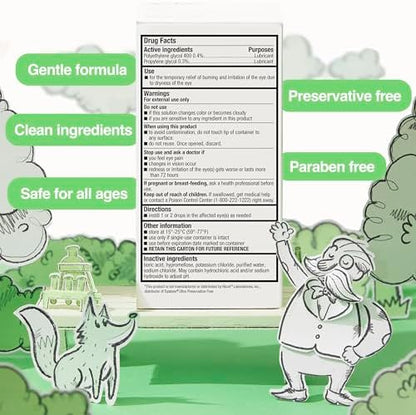 Side view of Archie's Remedies box detailing active lubricant ingredients.