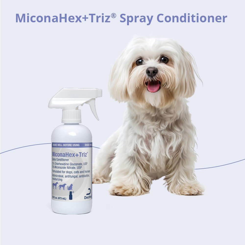 Authentic MiconaHex+Triz skin barrier repair spray with ceramides for pets.