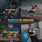 Loiomay 5-in-1 complex creatine gummies lifestyle fitness setting