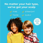 Licefreee treatment for kids and adults being applied to hair to kill super lice.