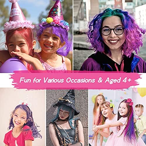TALLSOCNE temporary hair color packaging showcasing the clean premium look of the imported kids makeup set.