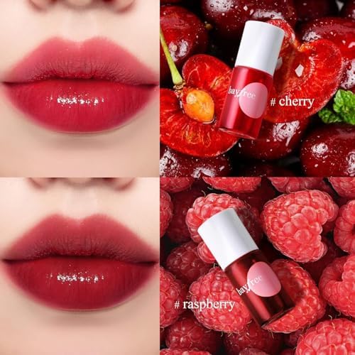 bayfree Lip Tint Stain Set, Korean Water Tint Lightweight Non-sticky, Waterproof Long Lasting Liquid Blush & Lip Stain, Transfer-Proof, Matte Finish Lip Color Makeup (made into jam) - Image 5