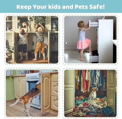 Baby proofing cabinet locks for handles and knobs