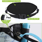 Full packaging view of the Yungaspy blue hands free pet walking system