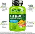Naturelo eye health supplement capsules side label ingredients