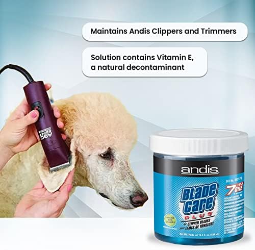 Instructions for using Andis Blade Care Plus dip