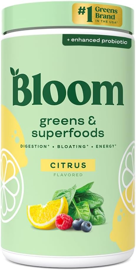 Bloom Nutrition Superfood Greens Powder, Strawberry Kiwi, 30 Servings - Image 10