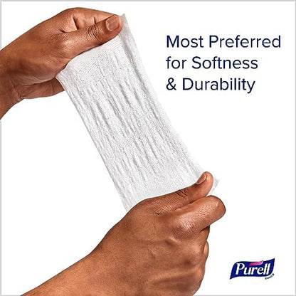PURELL Cottony Soft Hand Sanitizing Wipes Clean Scent, 24 Individually Wrapped Wipes (Pack of 4 Boxes) - 9029-04-CMR - Image 4