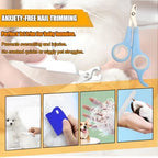 Six piece small pet grooming supplies kit by Patelai laid out on a clean background