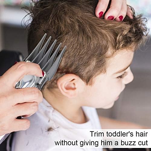 Professional extra-long hair clipper attachment combs