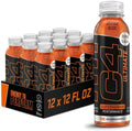 C4 Ultimate Orange Slice front view pre-workout energy drink bottle.
