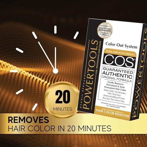 Powertools Cos 118 milliliter bottles for permanent hair color removal