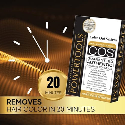 Powertools Cos 118 milliliter bottles for permanent hair color removal