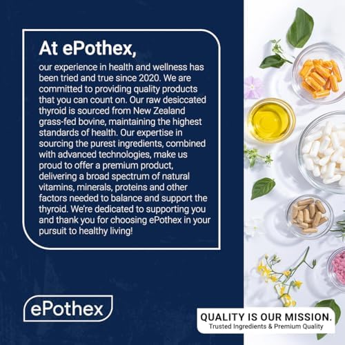 EPOTHEX natural endocrine and energy support capsules imported bottle profile