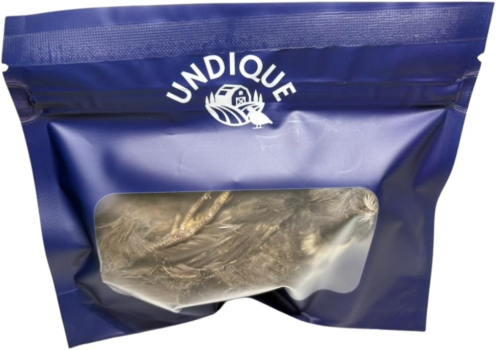 Undique dehydrated quail pack for bird dog training