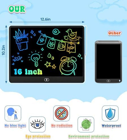 HHN 16 inch digital tablet with erase button and lock switch