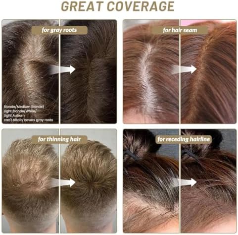 Close up of Sovoncare hair loss concealer powder texture