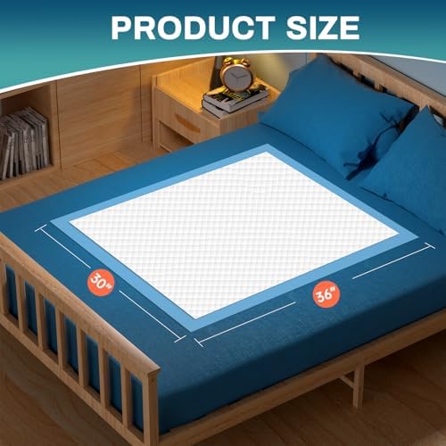 Detailed view of AAY disposable underpad absorbent quilted texture